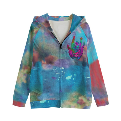 Jerry Garcia Grateful Dead Cotton KIDS Zip Hoodie