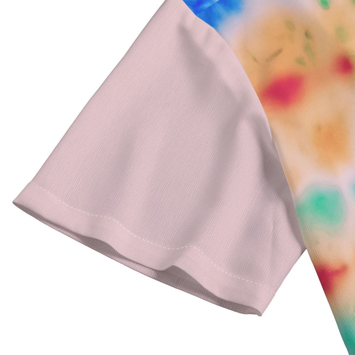 Tye Dye Men's Henley Short Sleeve Shirt