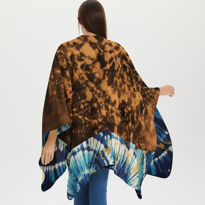 Bleached Shibori All-Season Soft Touch Shawl