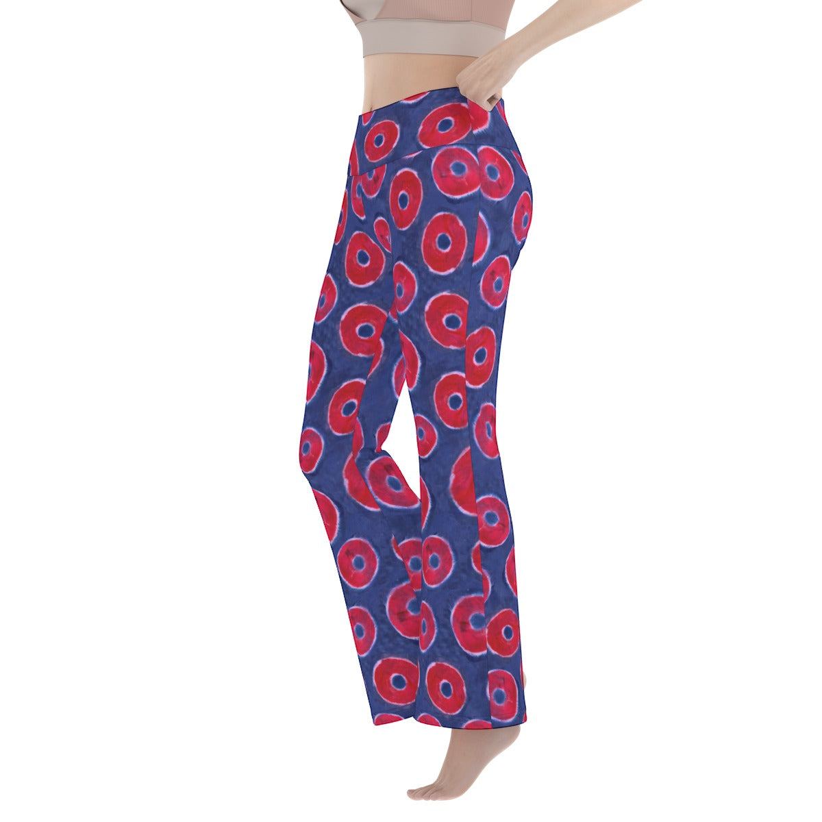 Phish Donuts Women's SUPA Flare Yoga Leggings
