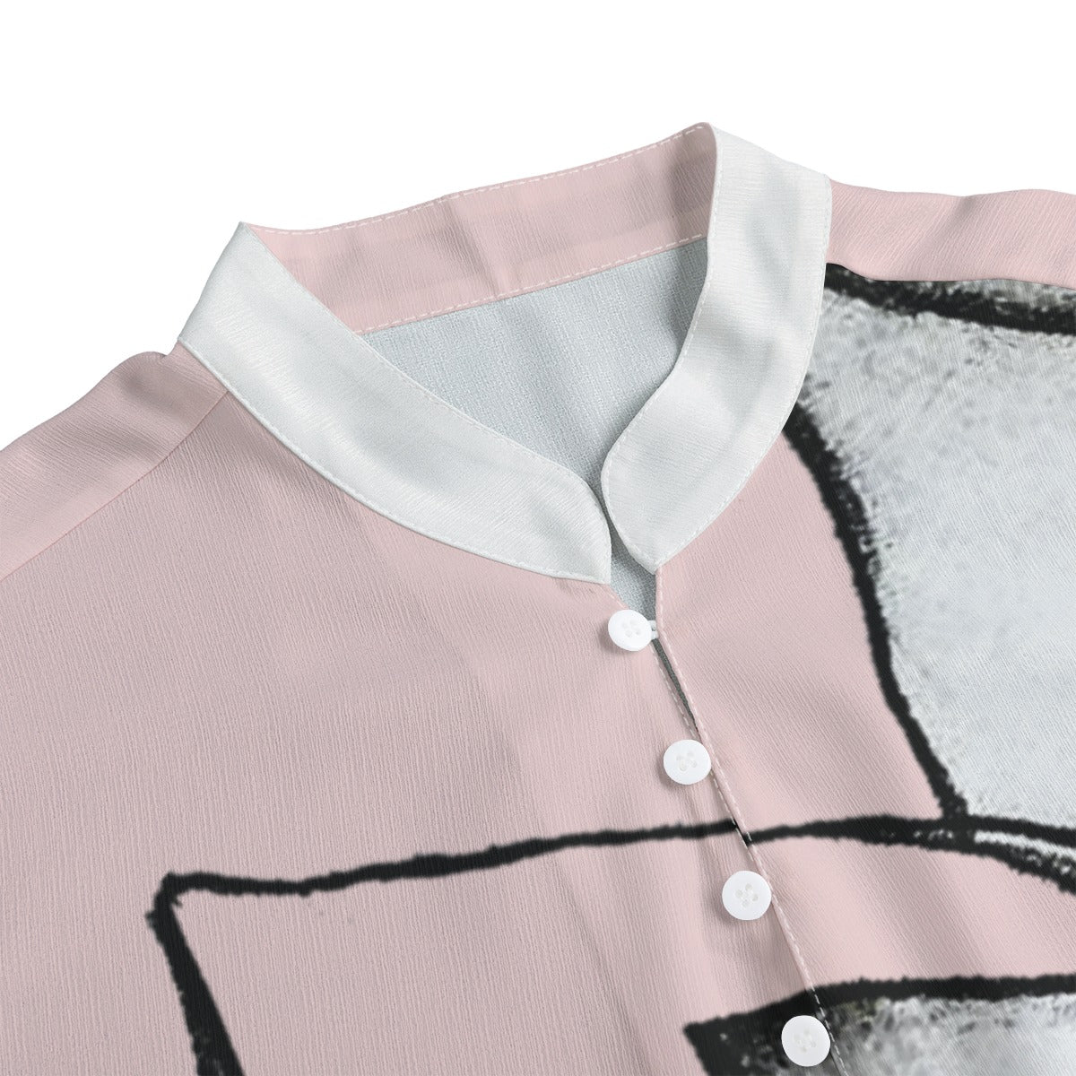 Lotus Bomb Men's Henley Short Sleeve Shirt