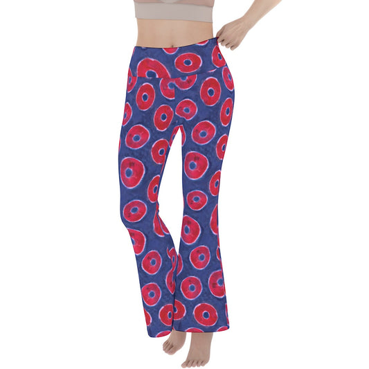 Phish Donuts Women's SUPA Flare Yoga Leggings