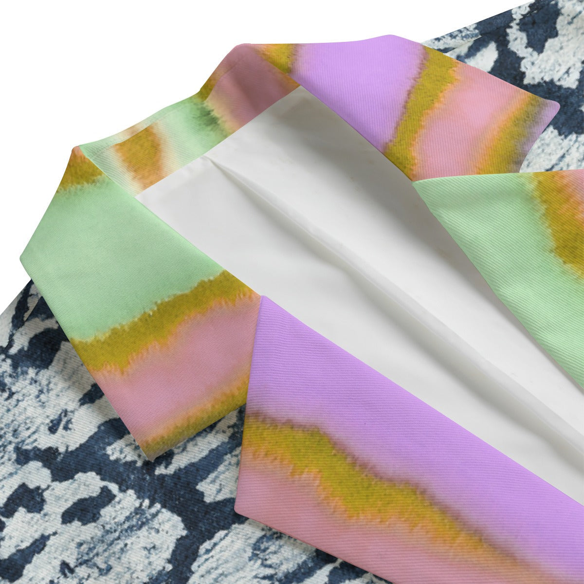 Shibori Gelato Scribe Cotton Blazer