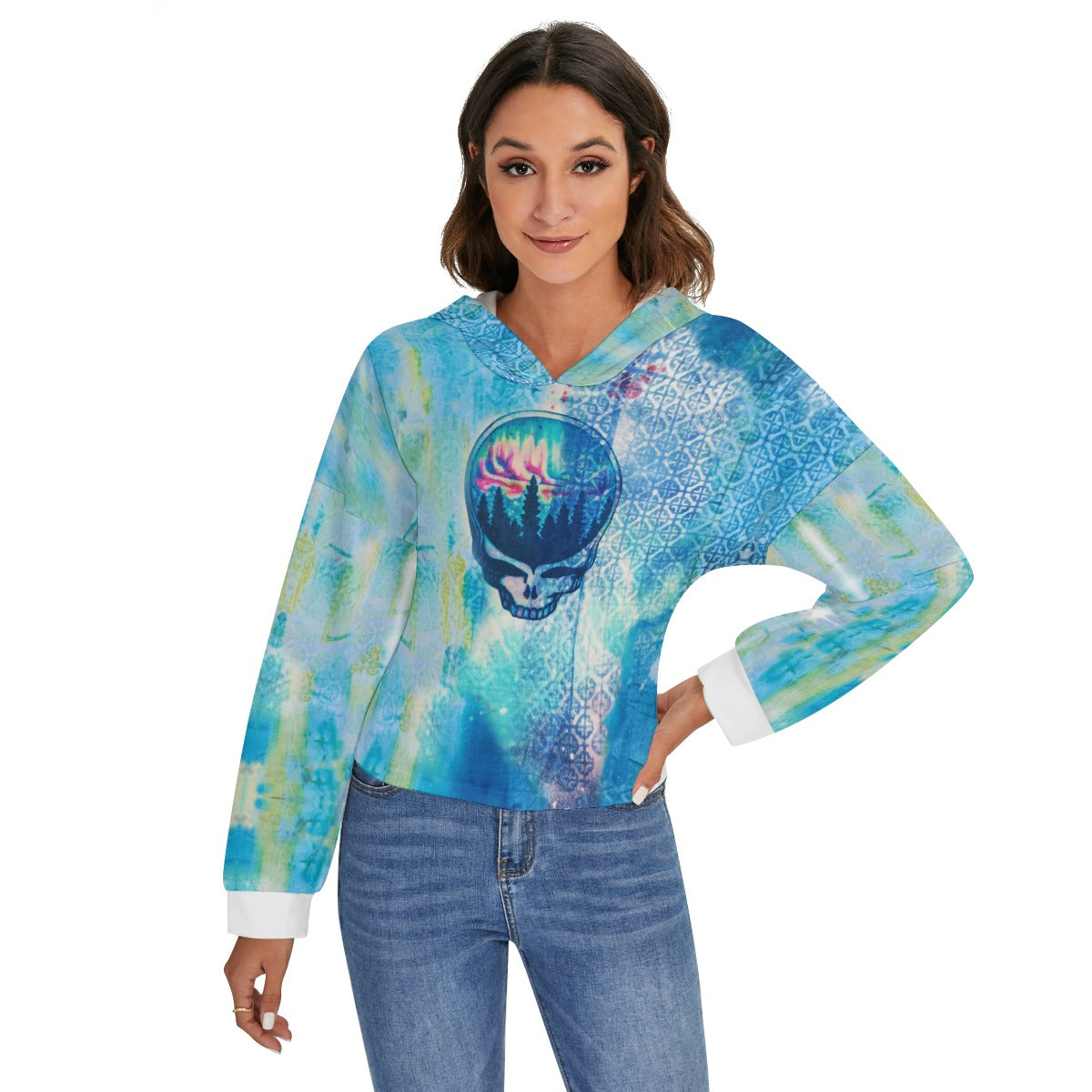 Face Off Women's Backless Hoodie