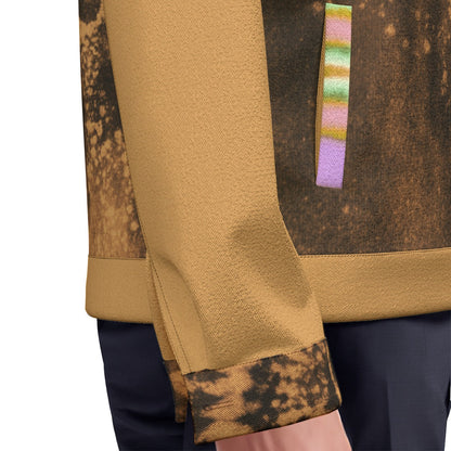 Oxidized Mandala Unisex Lapel Cotton Canvas Jacket