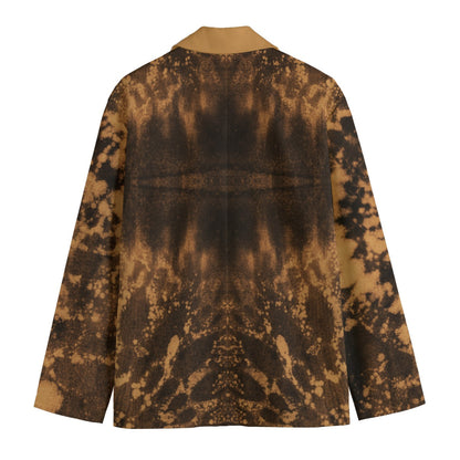 Oxidized Mandala Cotton Casual Blazer