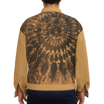 Oxidized Mandala Unisex Lapel Cotton Canvas Jacket