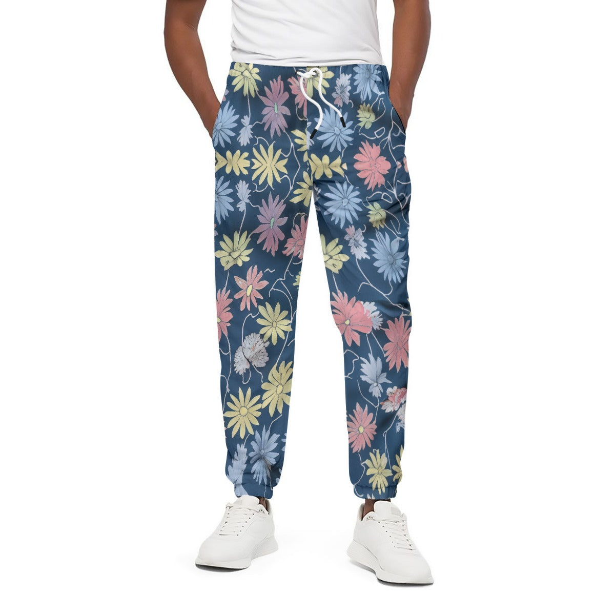 Floral Print Unisex Pants 100% Cotton