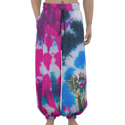 Amaru Khan Super Star Tye-Dye  Unisex Lantern Pants