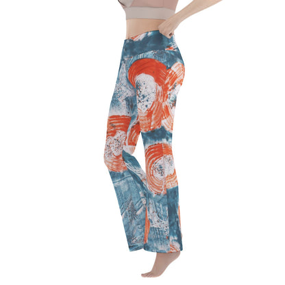 Phish Fisherman Donut  Women's Supa Flare Yoga Pants