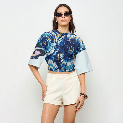 Grateful Jerry G Women’s Casual Crop Top