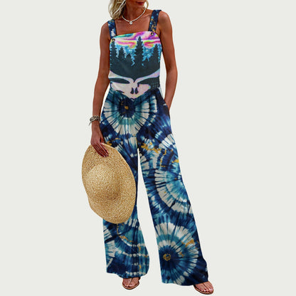 Aurora Thoughts Women's Wide-Leg Jumpsuit