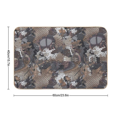 Timber Camouflage Bath Mat