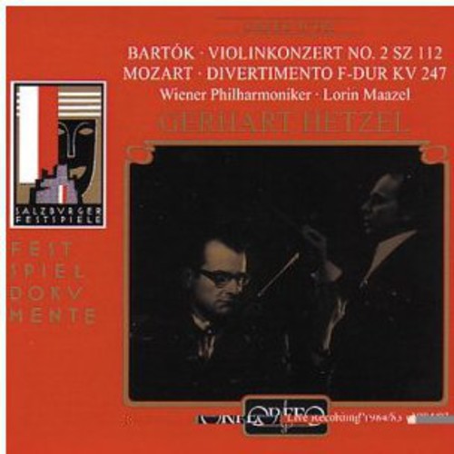 Bartok / Mozart / Maazel / Vpo / Wiener Kammerens - Cto Violin & Orch / Erste Londron'sche Nachtmusik Music CD