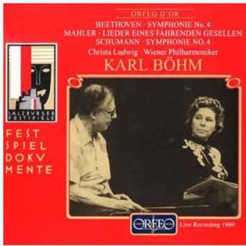Bohm,karl / Ludwig,christa / Vienna Phil Orch - Beethoven: Sym #4 / Mahler: Wayfarer / Schumann - Music CD