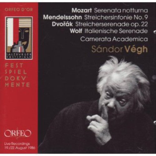 Mozart / Mendelssohn / Dvorak / Wolf / Vegh - Serenade in D Major / String Symphony Music CD