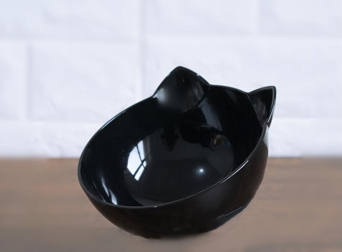 Cat Inclined Transparent Feeding Bowls