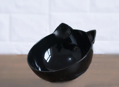 Cat Inclined Transparent Feeding Bowls