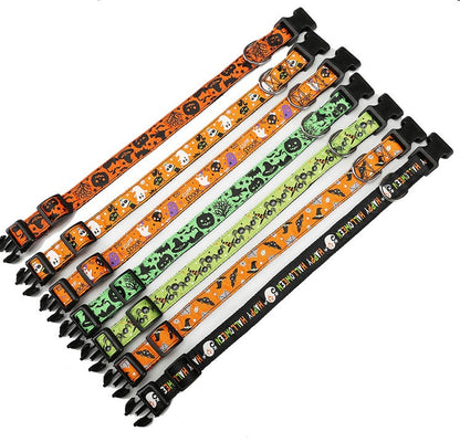 Halloween Print Pet Collar
