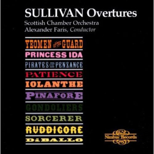Sullivan / Faris / Scottish Chamber Orchestra - Overtures Music CD