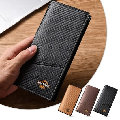 Harley Carbon Shield Long Wallet