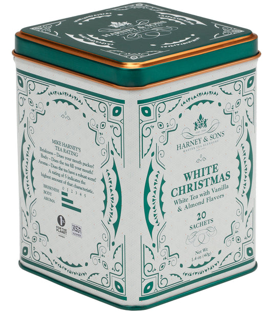 White Christmas Tea, Tin of 20 Sachets