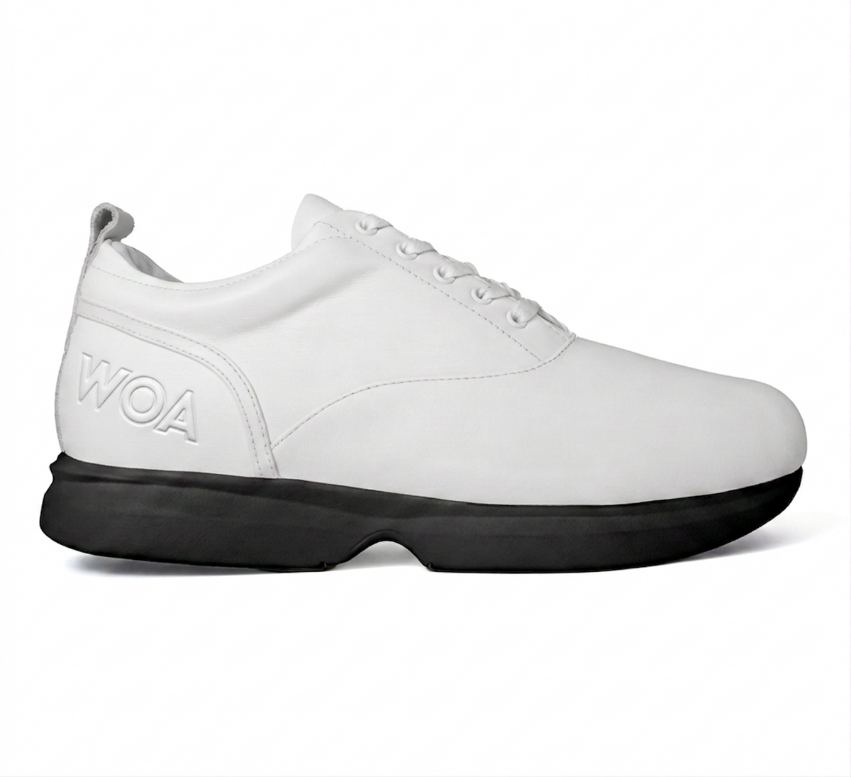 White & Black All-Day WOA Dress Sneaker