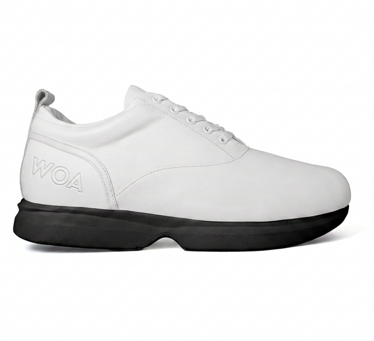 White & Black All-Day WOA Dress Sneaker