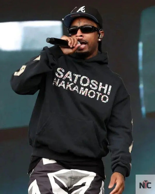 21 Savage Satoshi Nakamoto Black Hoodie