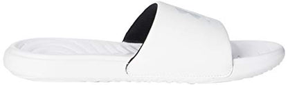 Under Armour Women's Ansa Fixed Strap Slide Sandal, White (101)/White, 10