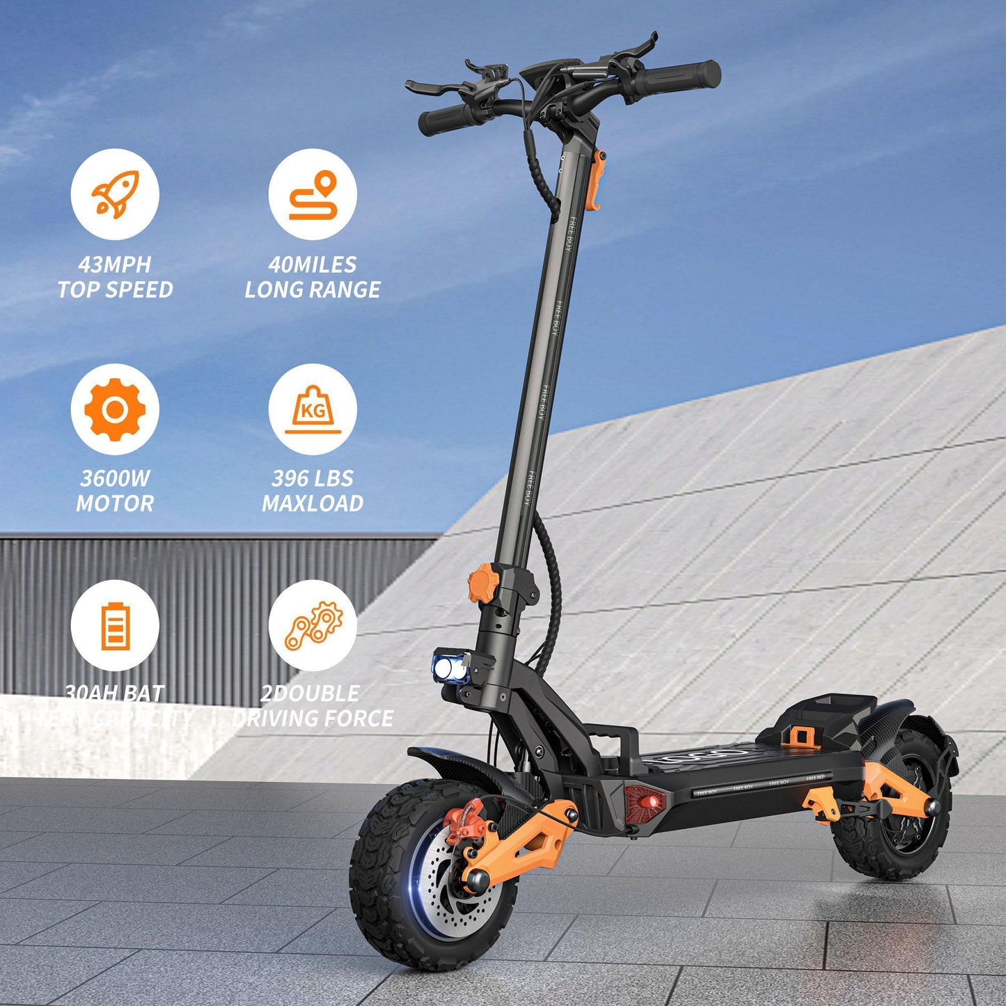 High-speed, Long-range Electric Folding Scooter In US Warehouse
