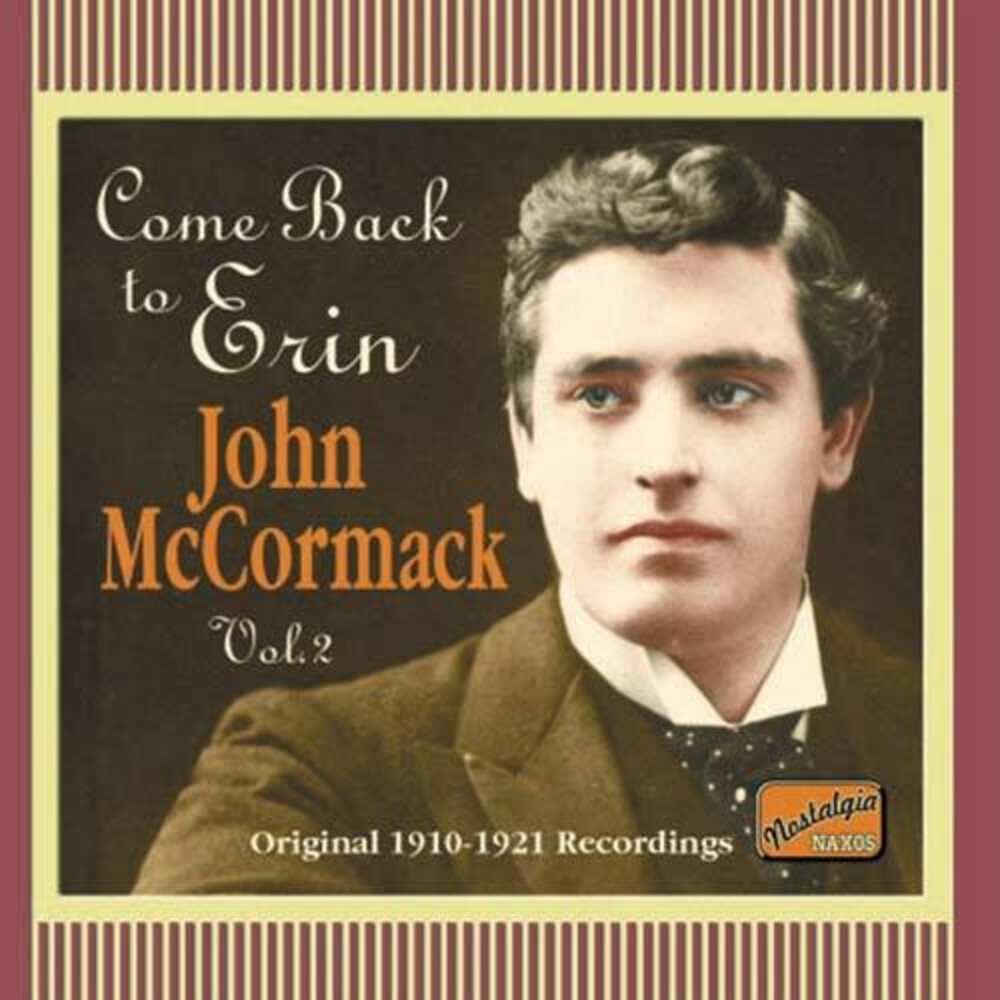 John Mccormack - Come Back to Erin [CD]
