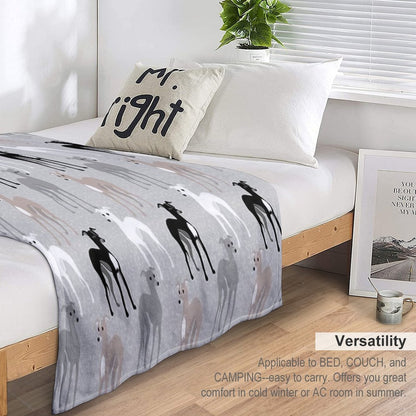 Italian Greyhounds Throw Blanket