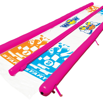 WOW Sports Giant Backyard Double Lane Lawn Slide