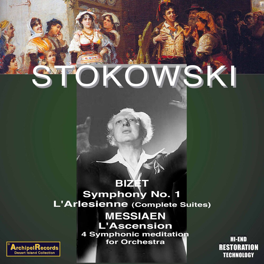 Leopold Stokowski - Symphony 1 in C / L'arlesienne Suites 1 & 2 [CD]