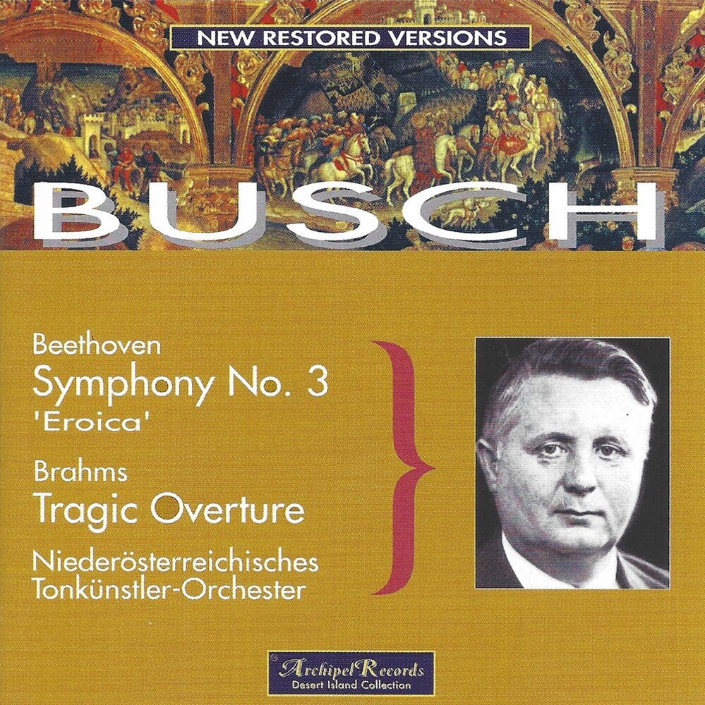 Beethoven / Busch - Sym 3-Niederosterr Music CD
