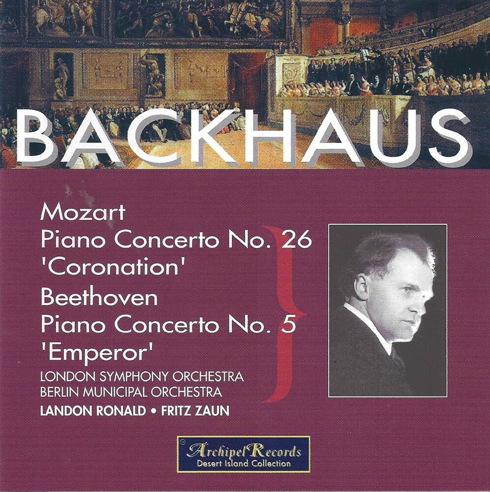Beethoven / Backhaus - Klavierkonzert 5 Mozart [CD]