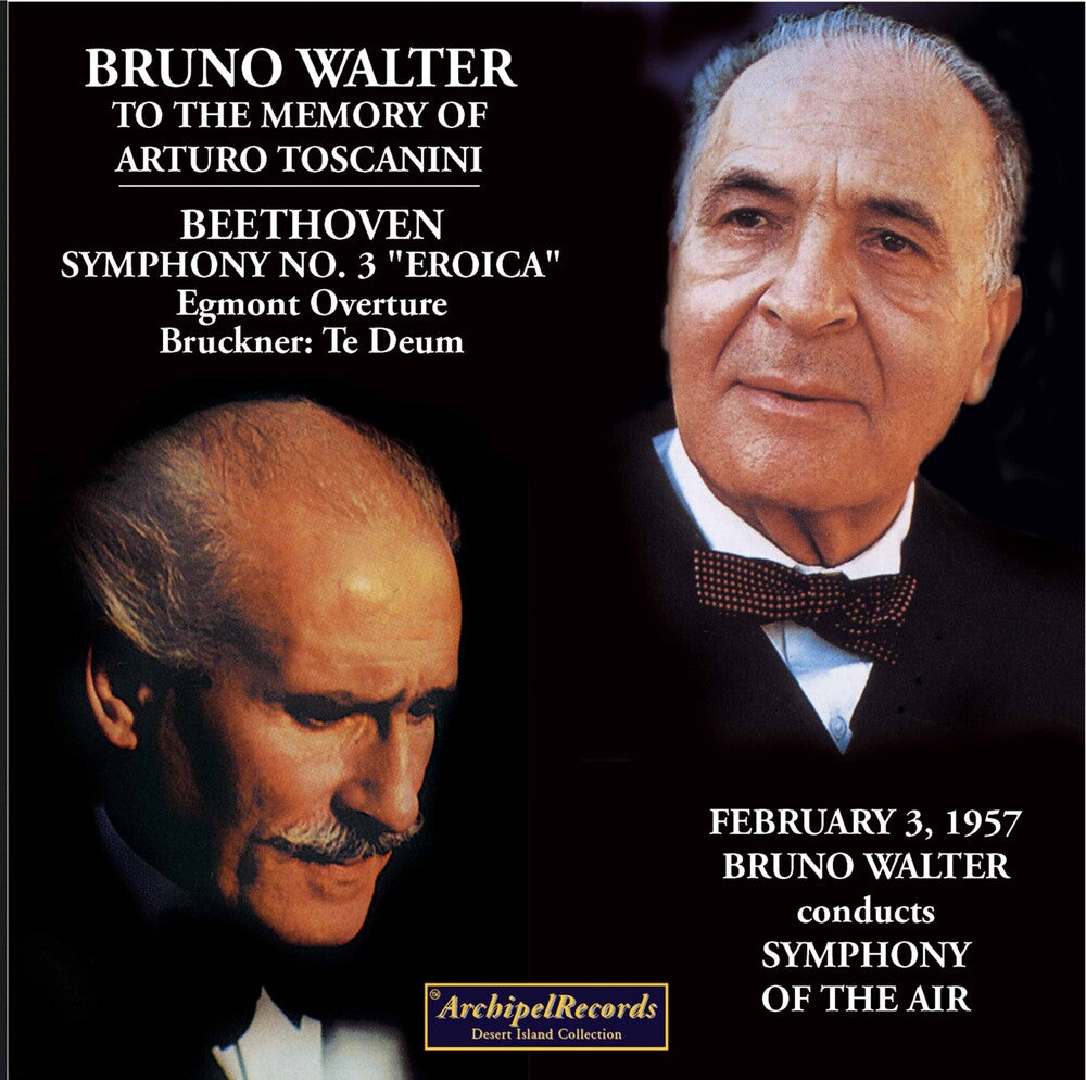 Beethoven / Walter - Sym 3 Egmont Ovt Music CD