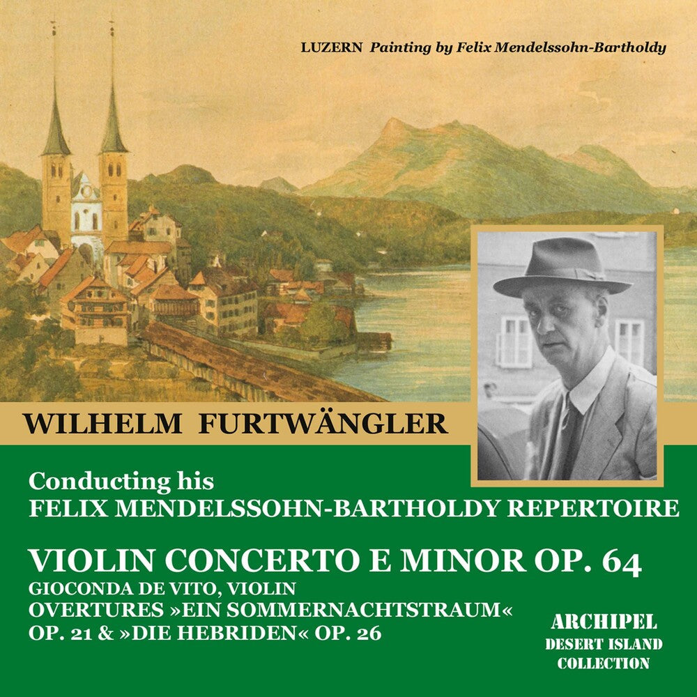 Mendelssohn / Furtwangler - VLN Konzert Op.64 de Vito VL Music CD