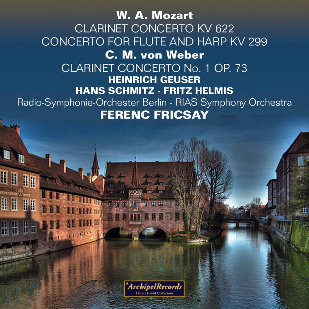 Radio Symphonie Orchester Berlin - Klarinettenkonzert Flotenkonz Music CD