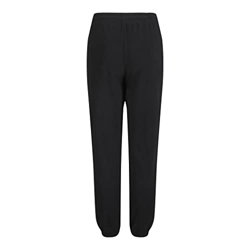 Under Armour Boys' Fleece Joggers, Adjustable Drawstring & Cuffed Ankles, Carbon Black, 6