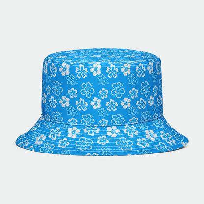 Rad Palm Blue Aloha Bucket Hat