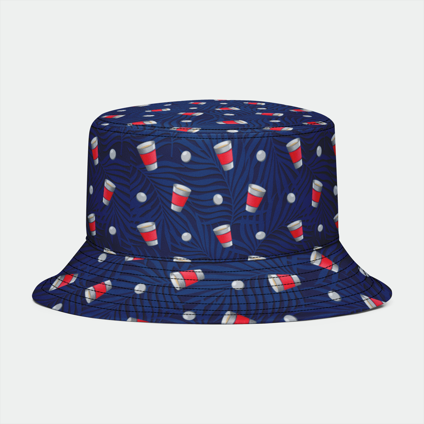 Rad Palm Beer Pong Bucket Hat