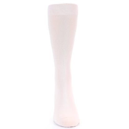 Petal Pink Blush Solid Color Men's Dress Socks