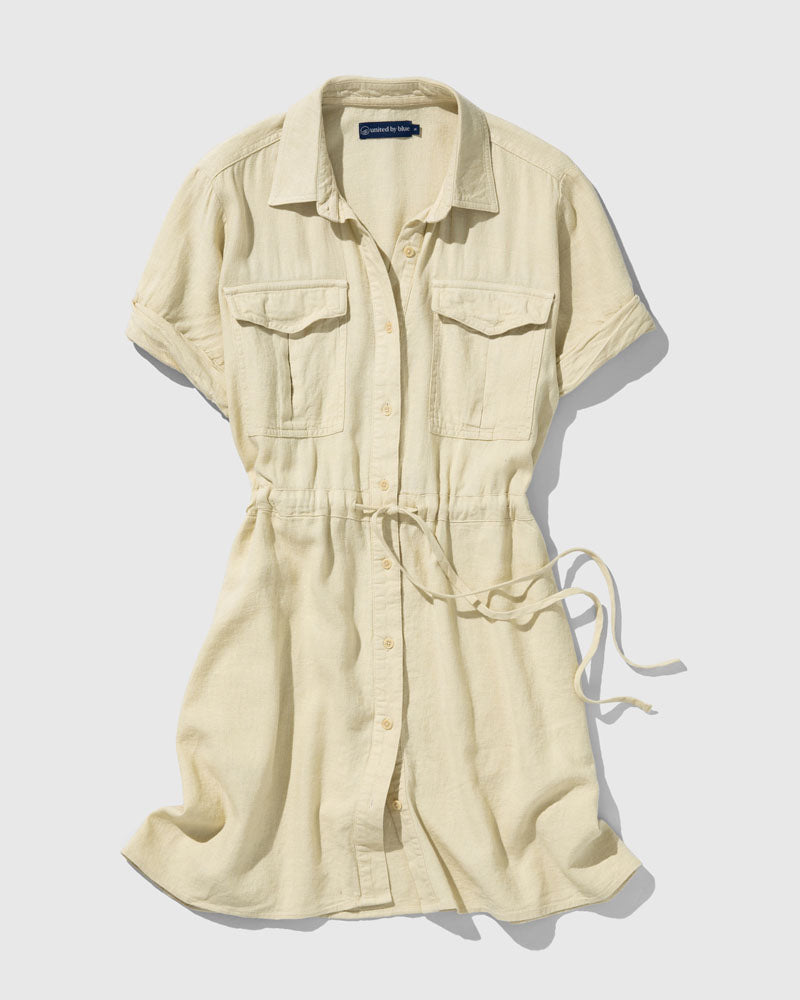 Linen Field Guide Shirt Dress