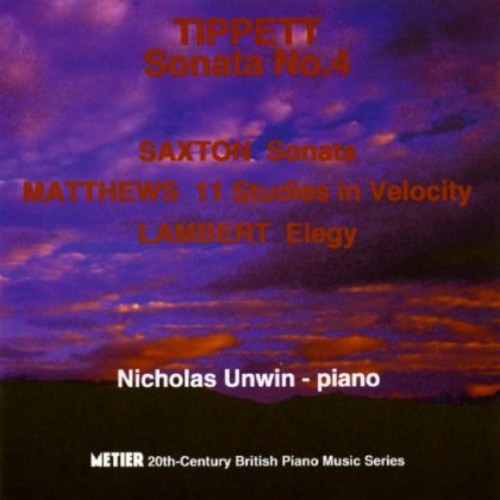 Nicholas Unwin - Piano Works Music CD