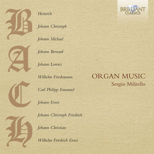 Sergio Militello - Organ Music Music CD