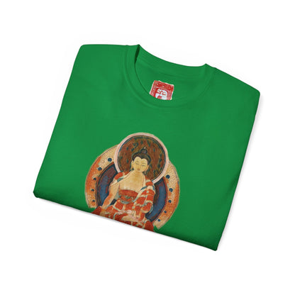 Fine Art Buddha Oil Paint Print Unisex Ultra Cotton Tee