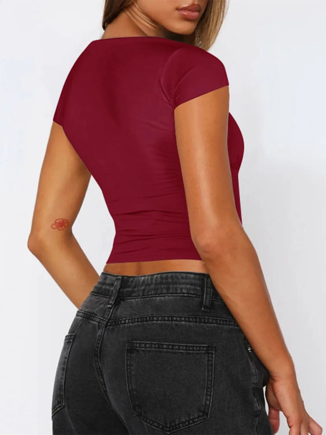 V-Neck Short Sleeve T-Shirt