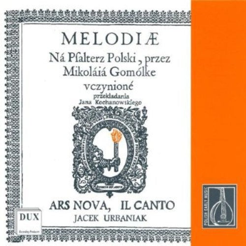 Melodies For The Polish Psalter Psalms / Various - Melodies for the Polish Psalter: Psalms / Various [CD]